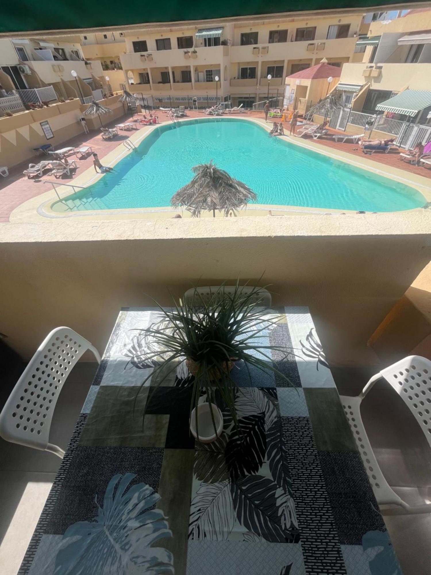 Sunny Pool View & Airco Apartament Symon Mareverde Costa Adeje  Extérieur photo